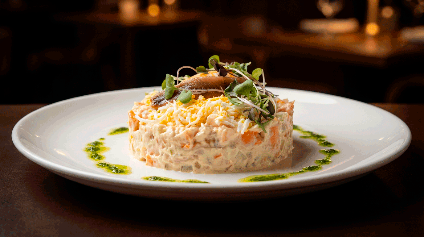 Ensaladilla Rusa con langostinos