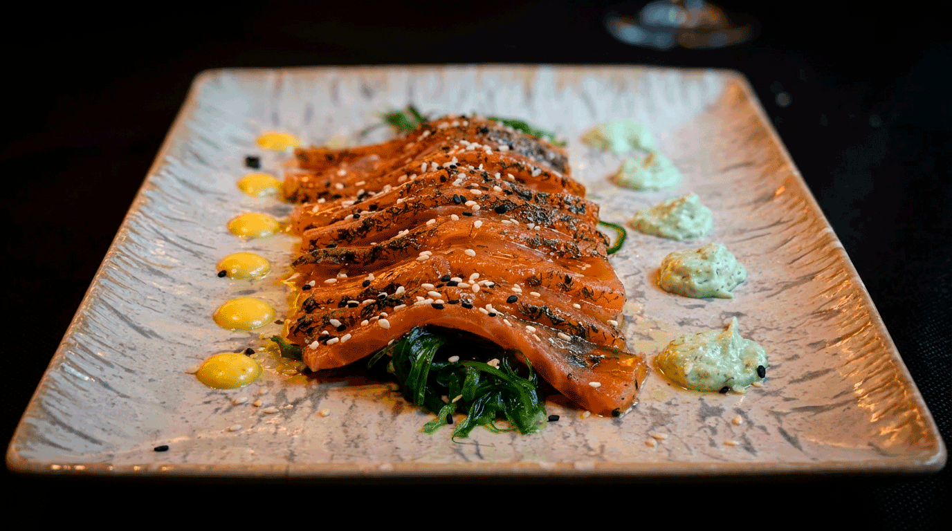 Salmón marinado