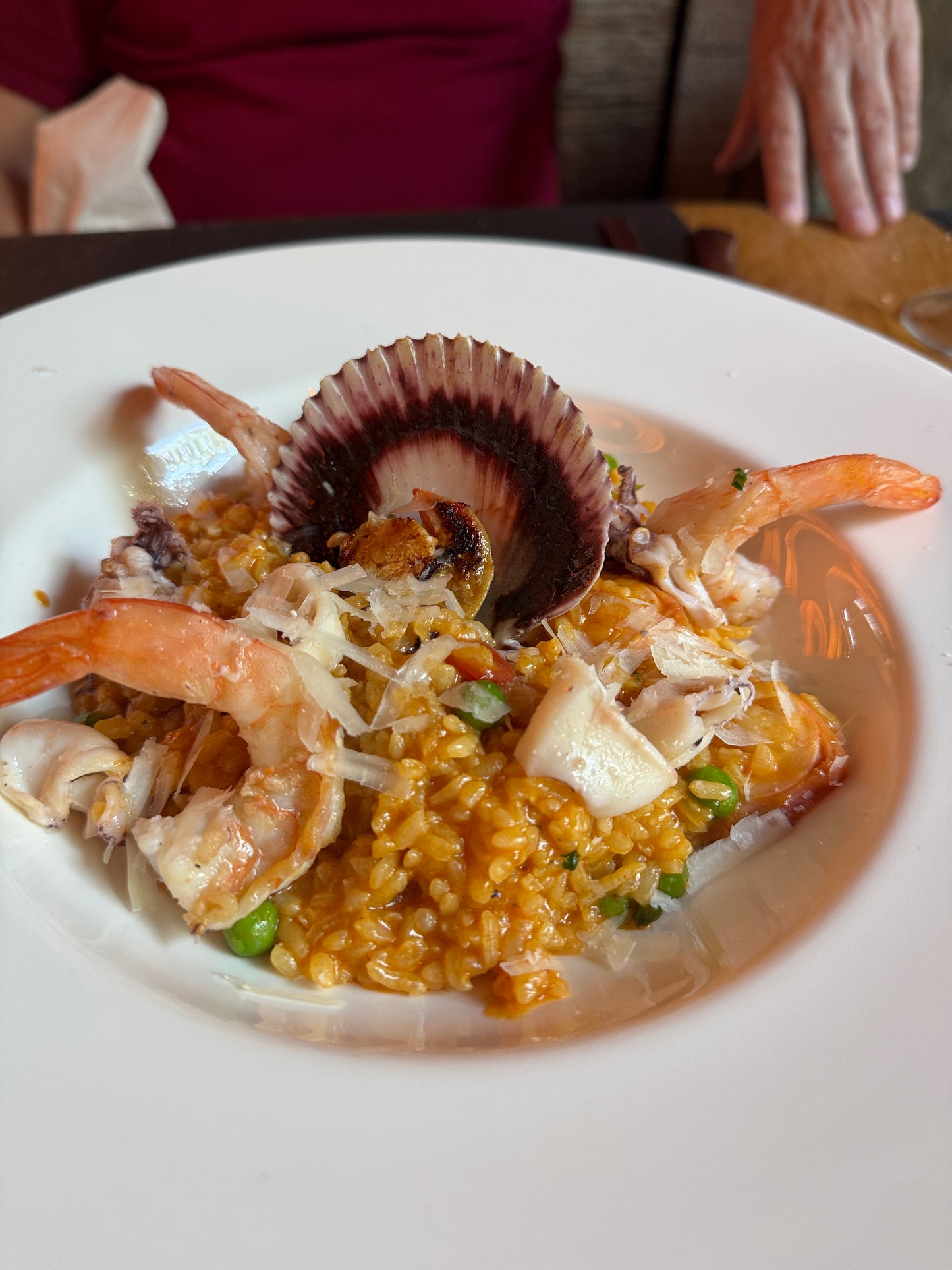 Arroz cremoso de marisco