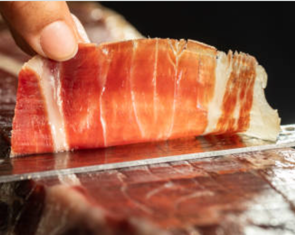 jamon cortado a cuchillo